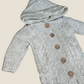 Strickoverall Cozy grau