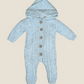 Strickoverall Cozy grau