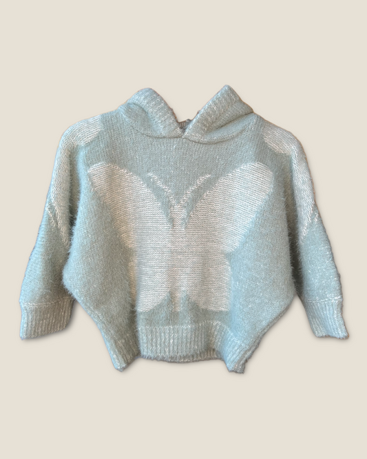 Wollpullover Butterfly mint